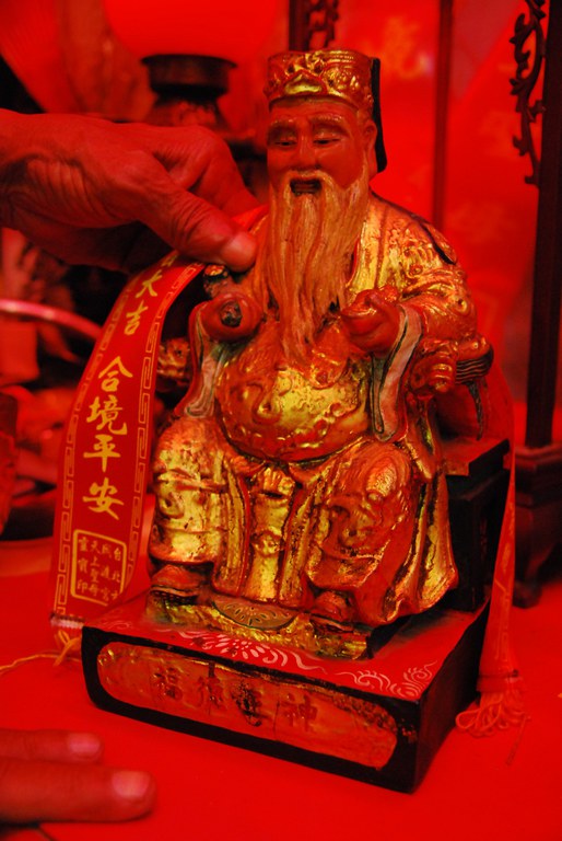 乾隆年間土地公塑像