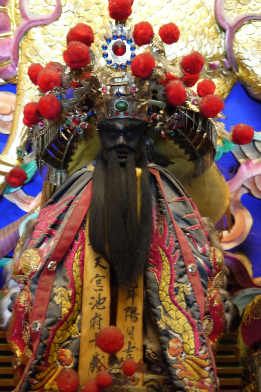 玄天宮虎邊神龕神尊