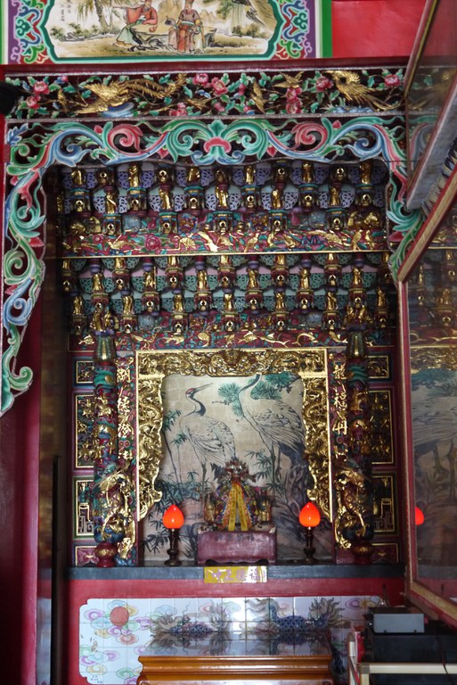 碧潭龍湖宮龍邊神龕