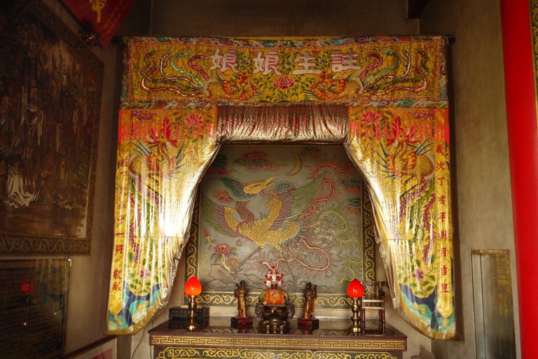 聖安宮虎邊神龕