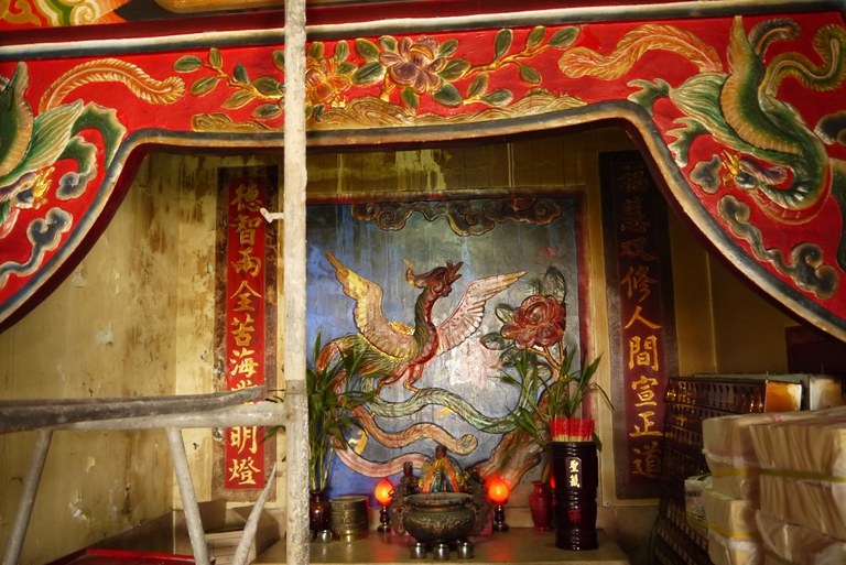 普竹寺虎邊神龕