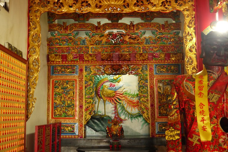 寶豐宮虎邊神龕