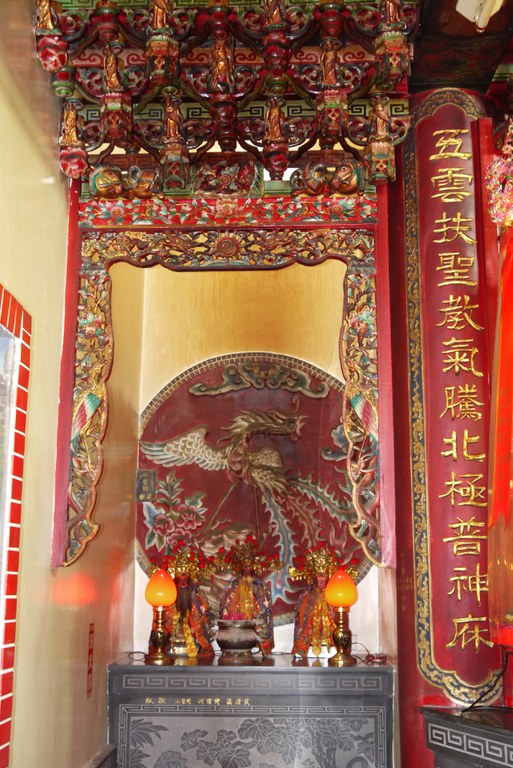 福天宮虎邊神龕