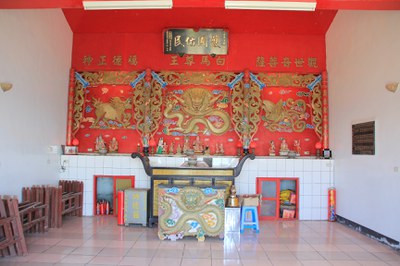 橋仔村白馬尊王廟神龕