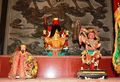 橋仔境清頭溪五靈公廟國舅祖師神像