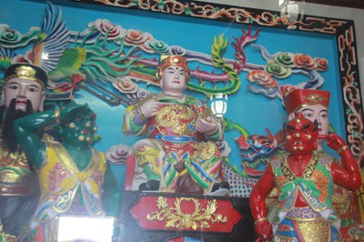 青蕃境威武陳將軍廟之華光大帝神像