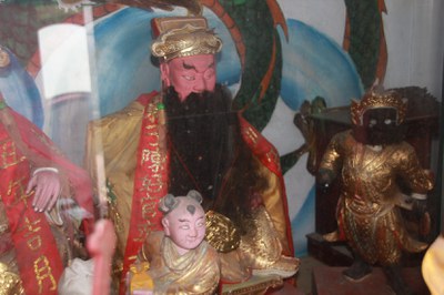 西路境彣大王廟彣大王神像