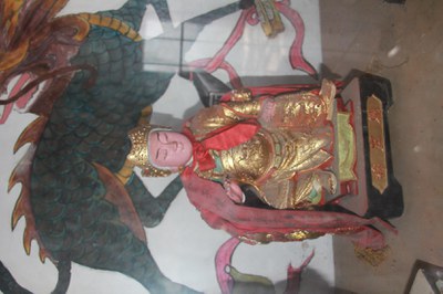 西路境彣大王廟劉左將神像