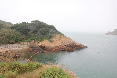 遠眺牛峰境澳口小祠