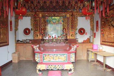青檀道祖廟神龕