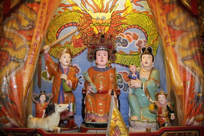 山隴境邱元帥廟陳春蘭神像