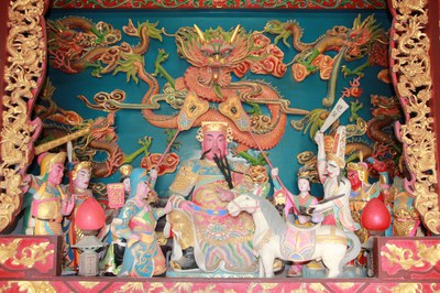 梅石境高王爺廟之高王爺神龕