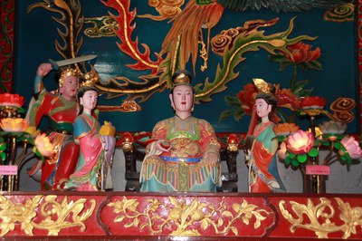 梅石境高王爺廟之臨水夫人神龕