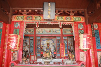 金板境天后宮之天上聖母神龕