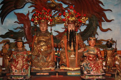 馬祖境天后宮白馬尊王神龕