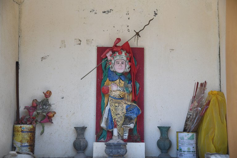 講美龍德宮中營營頭—泥塑神尊 講美龍德宮中營營頭—泥塑神尊