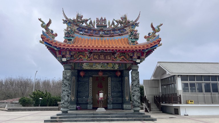 三塊厝福德祠正面（照片拍攝者：陳美芳 2022.2.16）