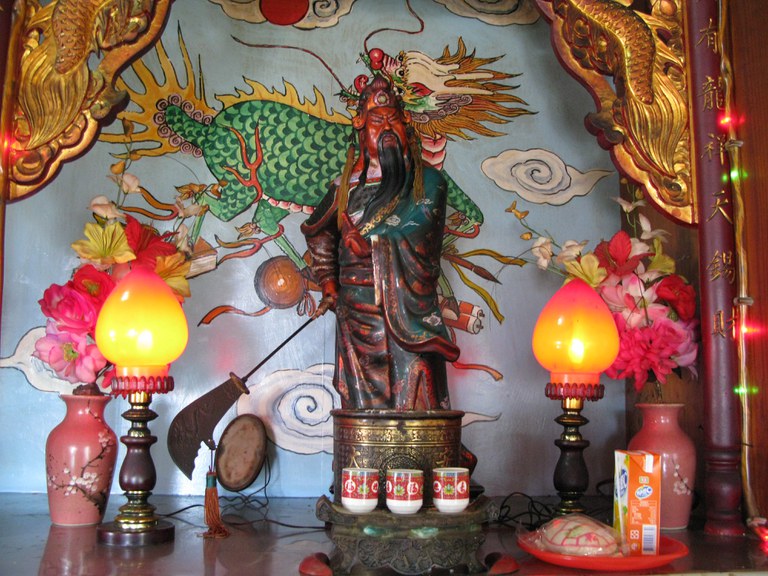 左神龕 關聖帝君 呂家漢拍攝