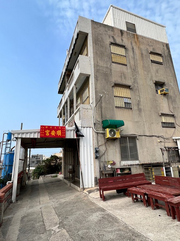 案山順安宮位於民宅一樓