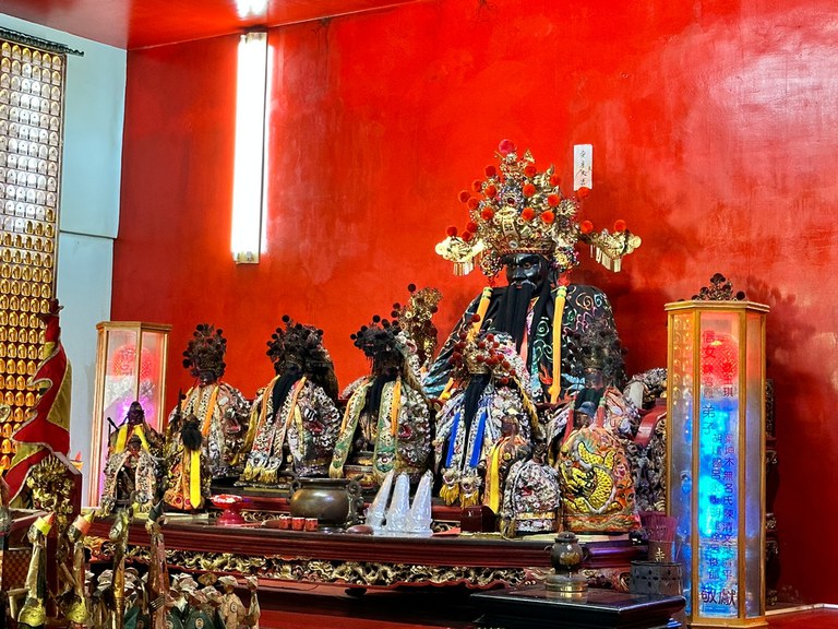 後窟潭威靈殿行館拜殿及眾神 後窟潭威靈殿行館拜殿及眾神