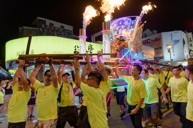 後窟潭威靈殿武轎 後窟潭威靈殿武轎