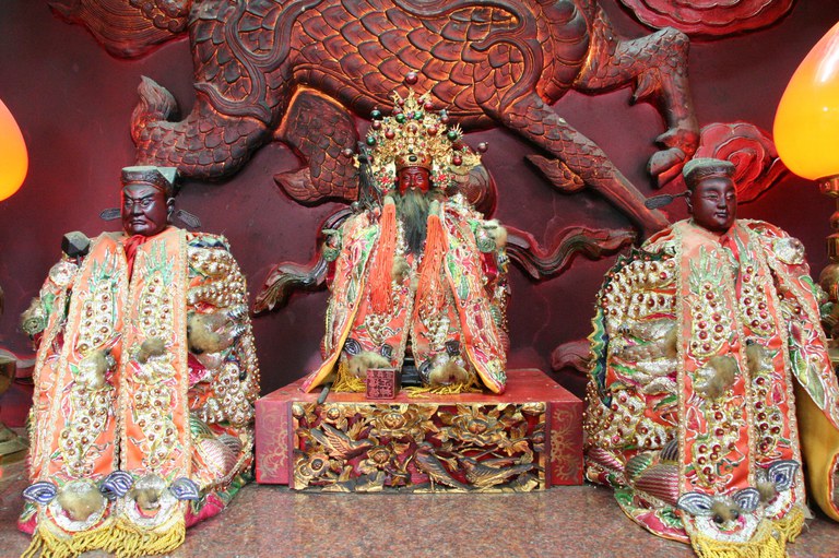 永興宮福德正神、文武判官(陳進成拍攝-2011.05.22)