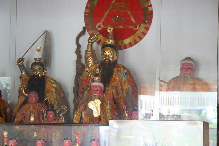道明壇黃道老先師、王老先法師、銅皮鐵骨先師(陳進成拍攝-2011.07.01)