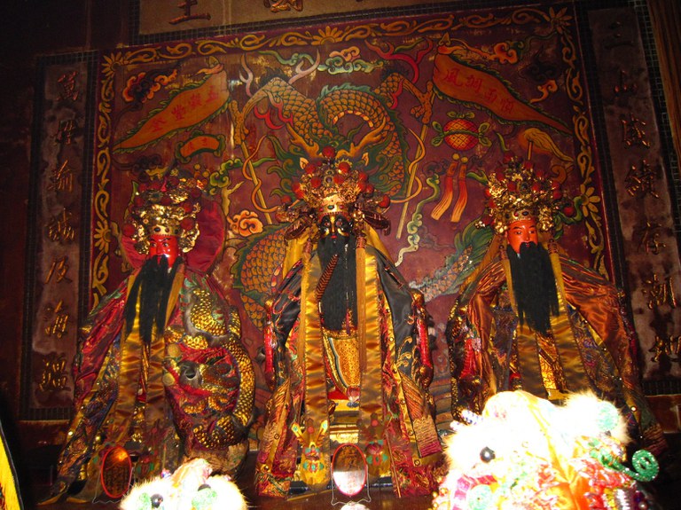 國王宮三山國王神像