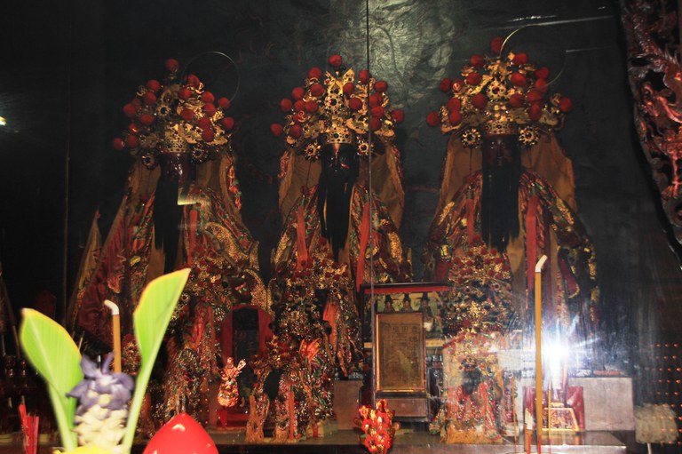 三山國王廟正殿三山國王神像