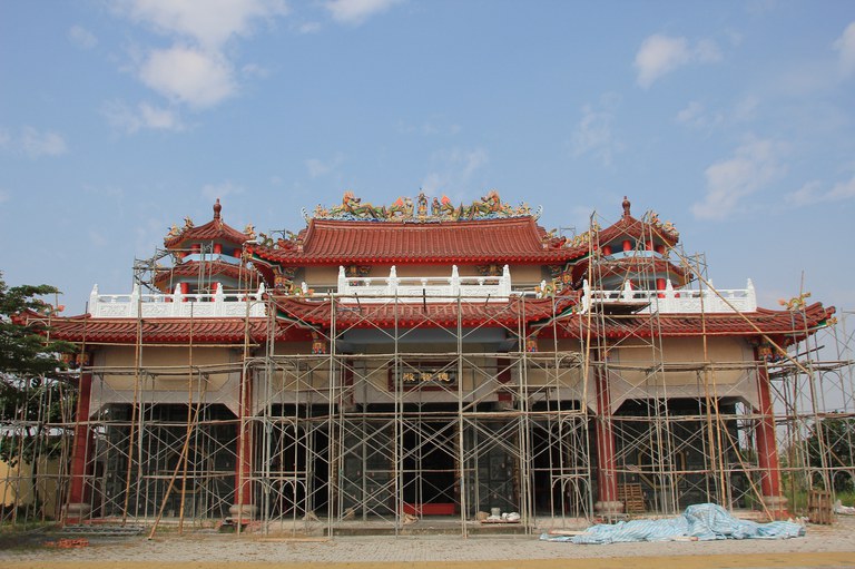 屏邑德智殿正在興建中