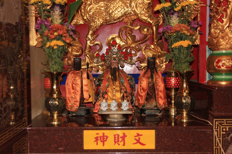 萬安古地廟正殿虎龕