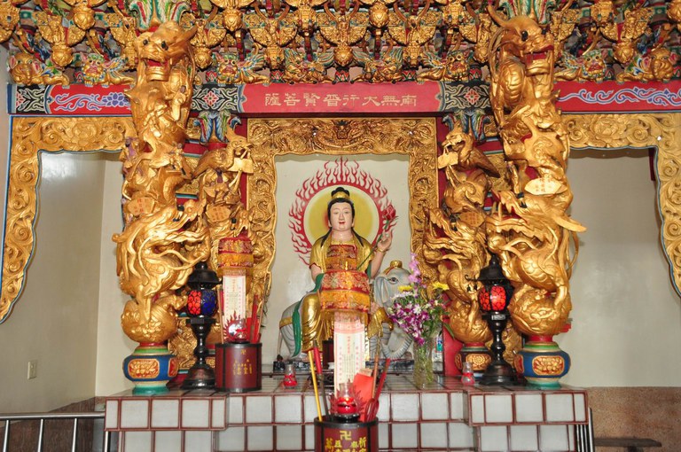 永濟寺  3樓虎龕普賢菩薩(陳煥昇攝2011 10 10)||//|