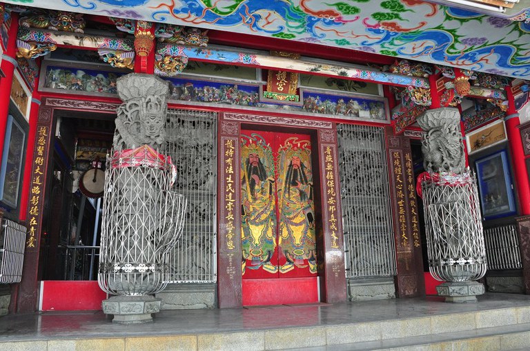 普護宮三川門入口(周宗楊拍攝2011.08.01) 普護宮三川門入口(周宗楊拍攝2011.08.01)