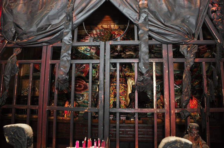 普護宮主祀神龕(周宗楊拍攝2011.08.01) 普護宮主祀神龕(周宗楊拍攝2011.08.01)