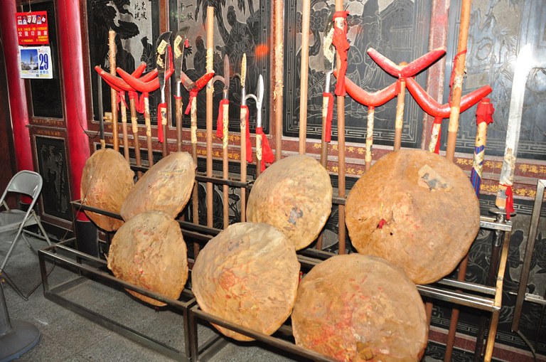 普護宮宋江館兵器(周宗楊拍攝2011.08.01) 普護宮宋江館兵器(周宗楊拍攝2011.08.01)