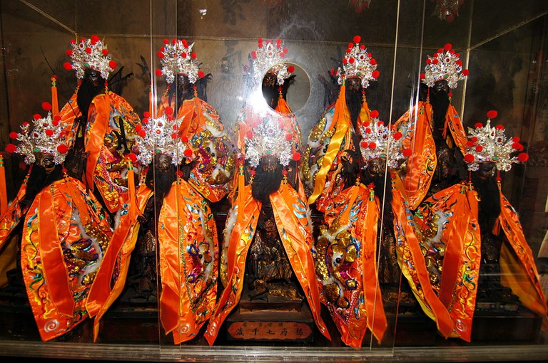 三益境鎮安宮紙糊神明