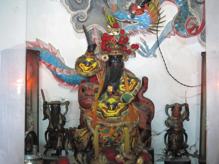 護國宮主祀神明-騎虎尊王 護國宮主祀-騎虎尊王(近照)