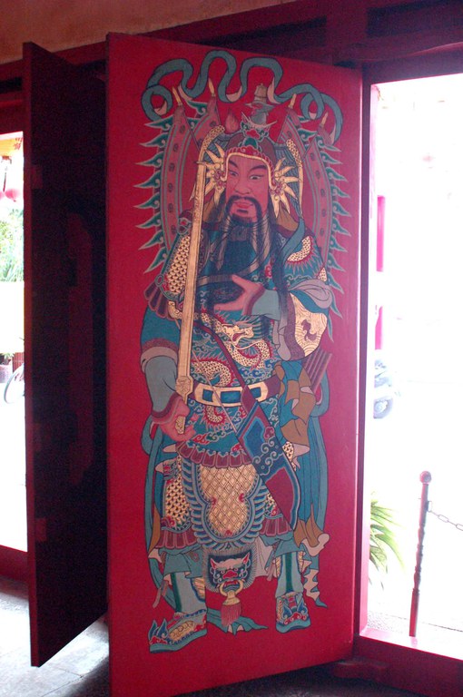 虎尾龍善宮 門神彩繪 秦叔寶