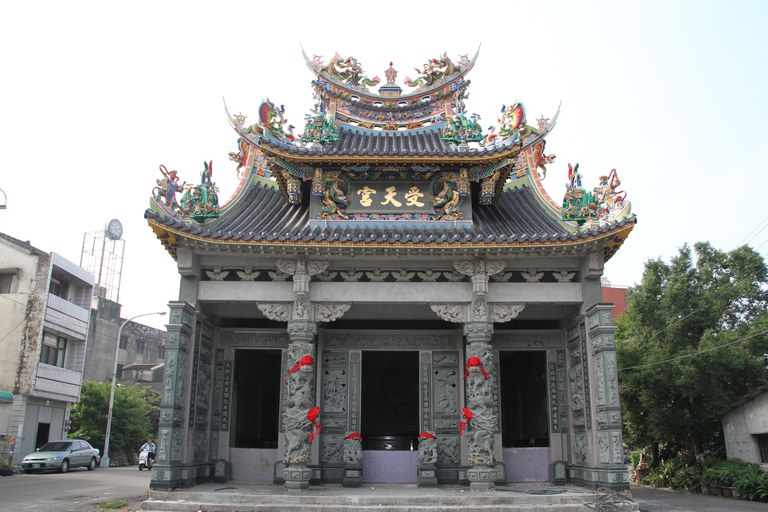 受天宮重建中的外觀